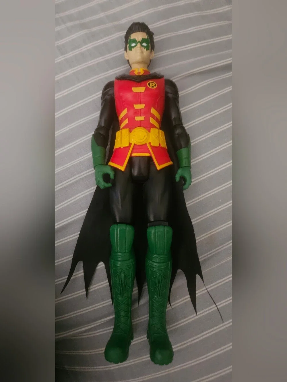 DC Comics Robin Kids Costume Figure - Red, Black & Green 12in
